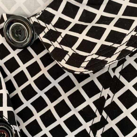 Frazzle black and white patterned jacket - Picture 4 of 5